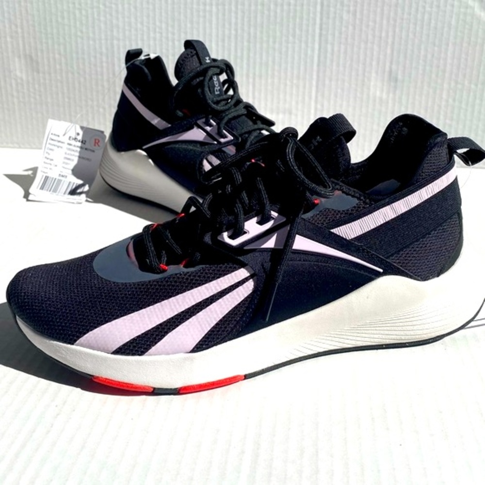 Reebok NWT Floatride Fuel training sneakers black pink white size 7 NEW